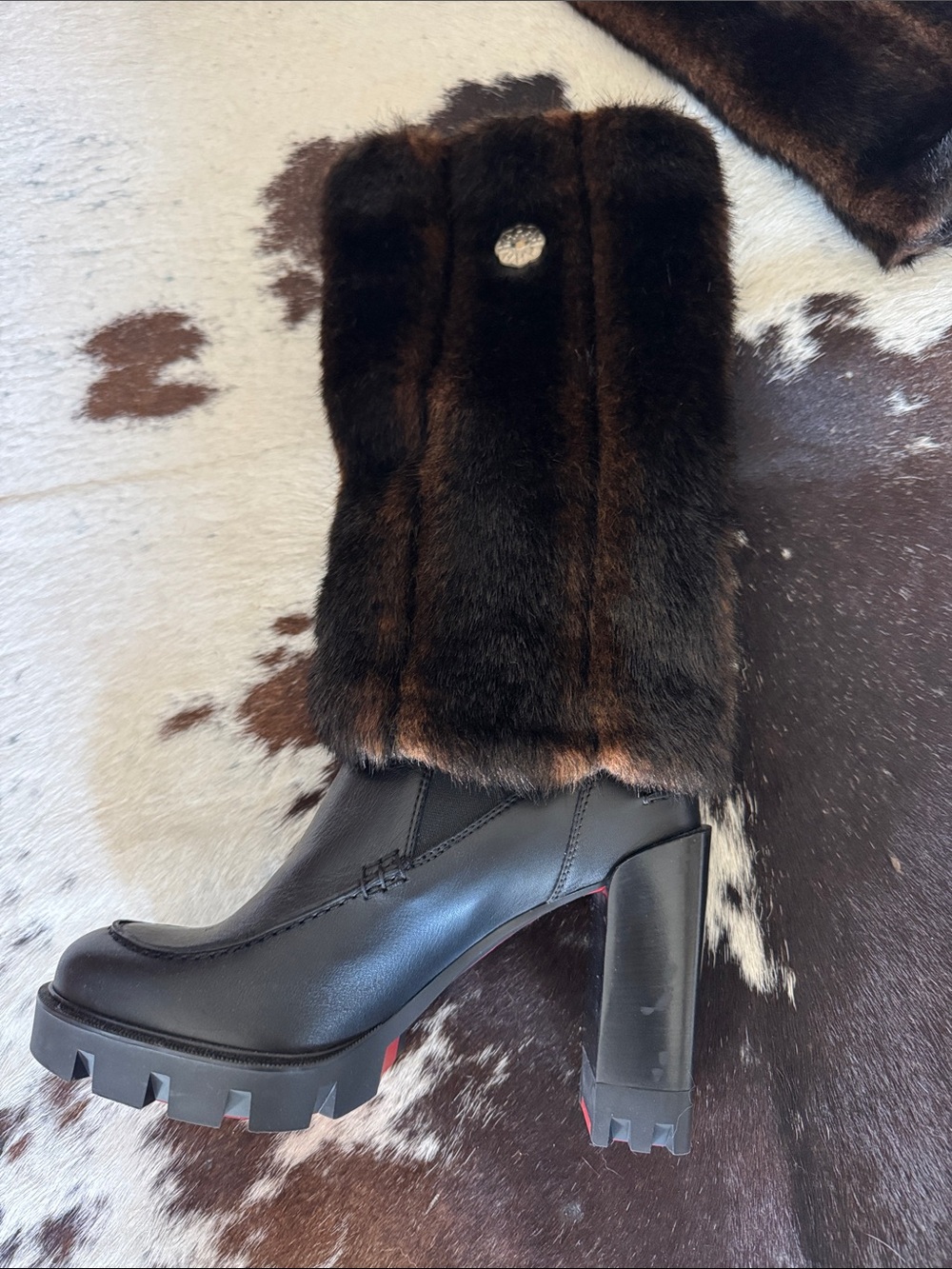 Fur Boot Wraps Mink Style